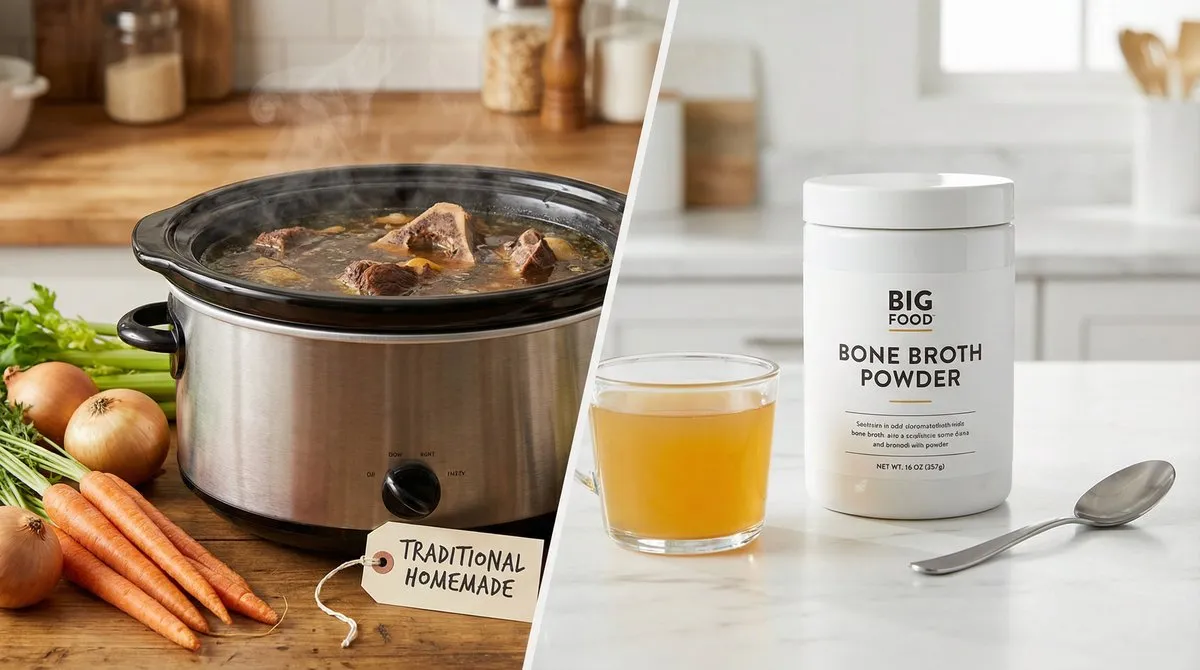 Botten en groenten voor zelfgemaakte bouillon