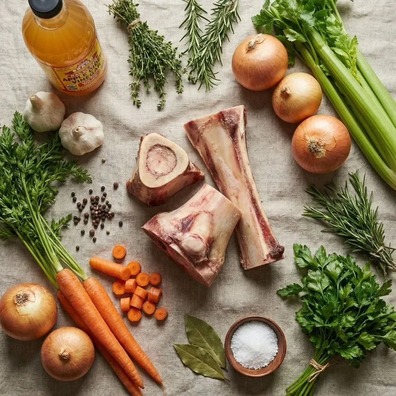 Botten en groenten als basis voor bone broth