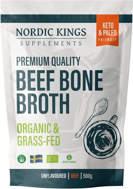 Nordic Kings Premium Organic Beef Bone Broth