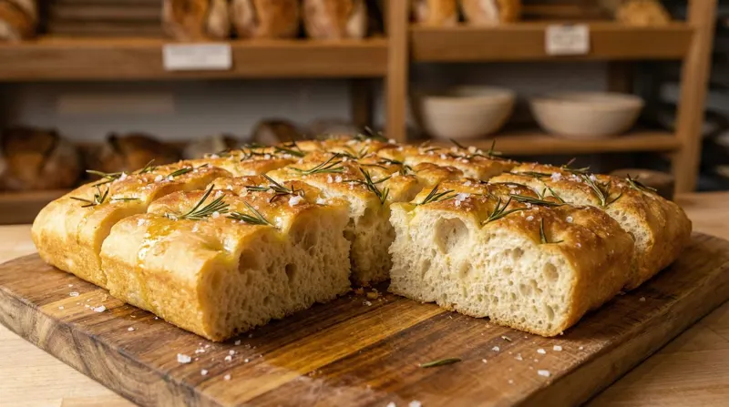 Bone broth focaccia