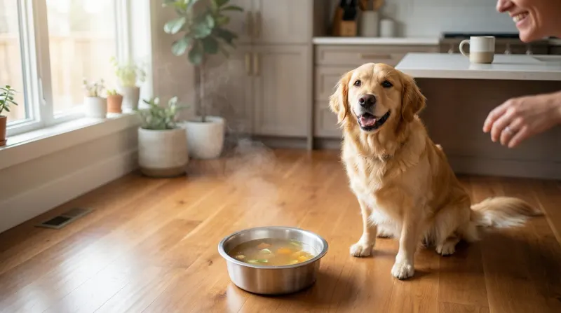 Drankje voor een herstellende hond
