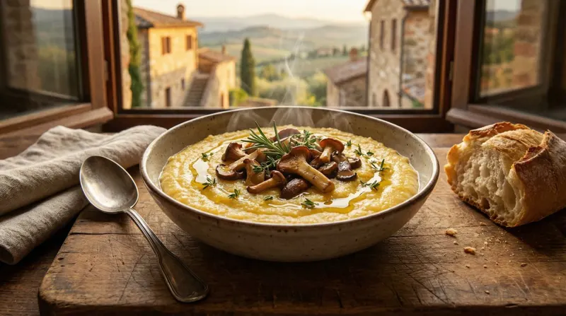 Romige polenta